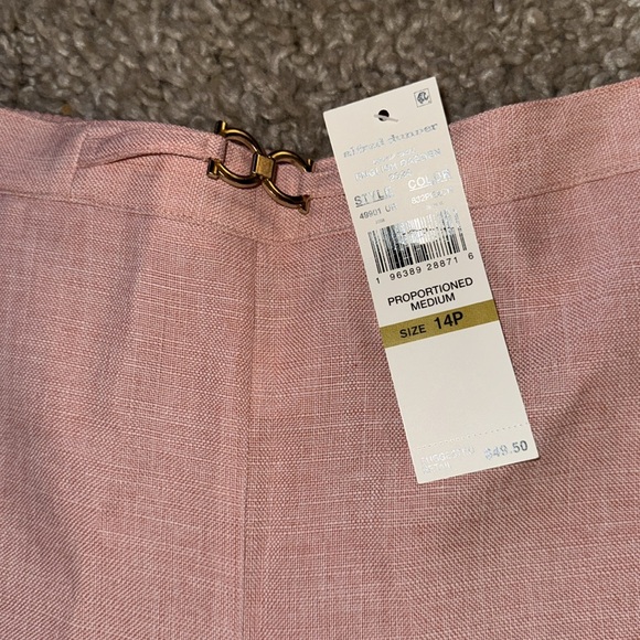 Alfred Dunner NWT Chic Pink Trousers Size 14P - Picture 4 of 17